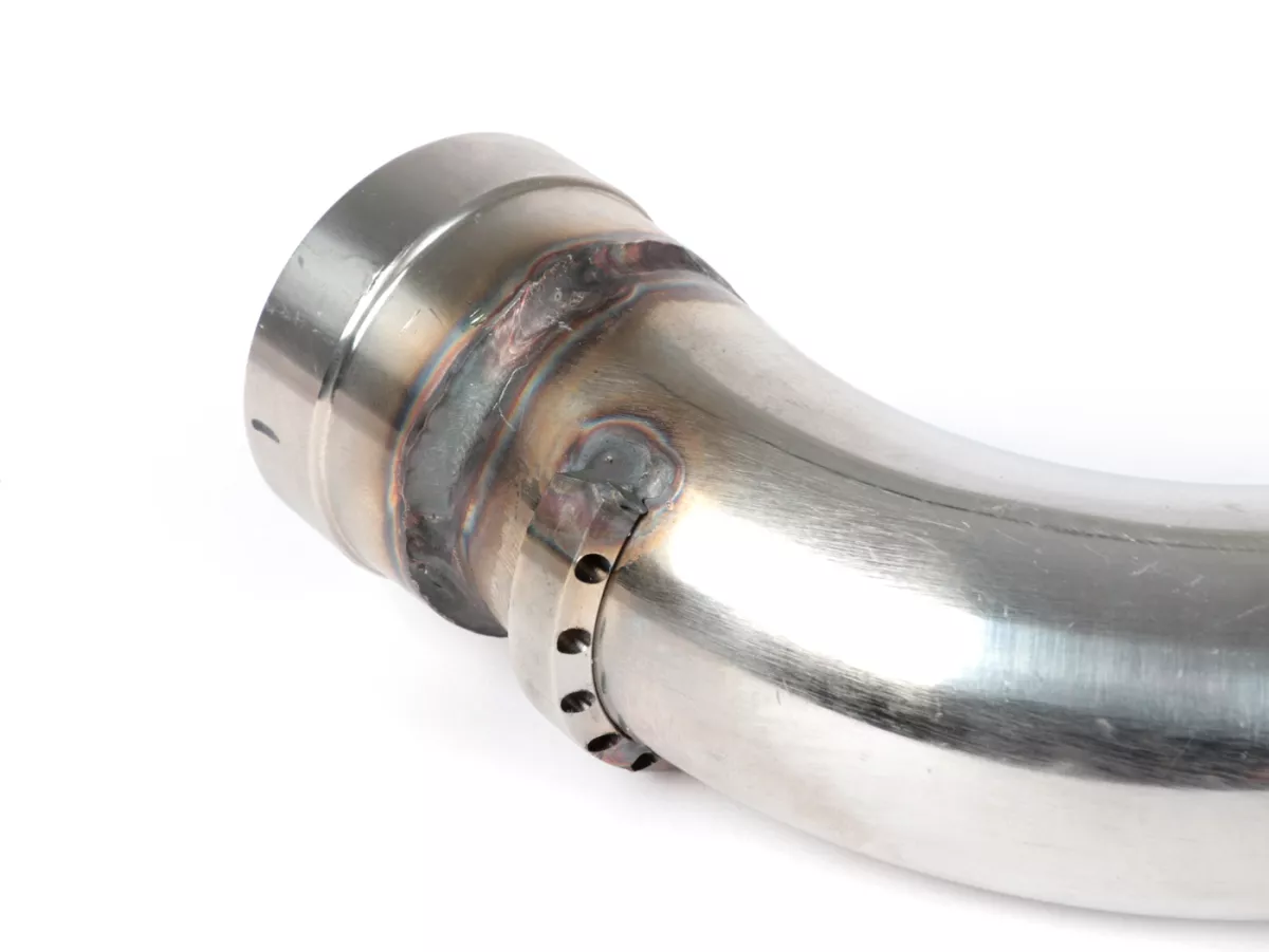 Exhaust manifold -HEIKOTUNING- Piaggio 125-180cc 2-stroke - stainless steel