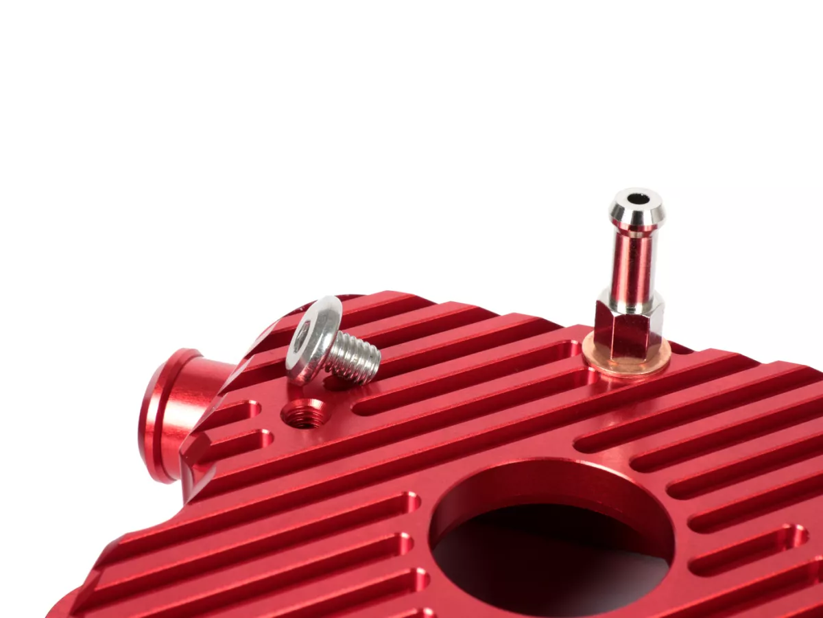 Outer cylinder head V1.1 -HEIKOTUNING- red - 45° - Piaggio 125-180 cc 2-stroke LC