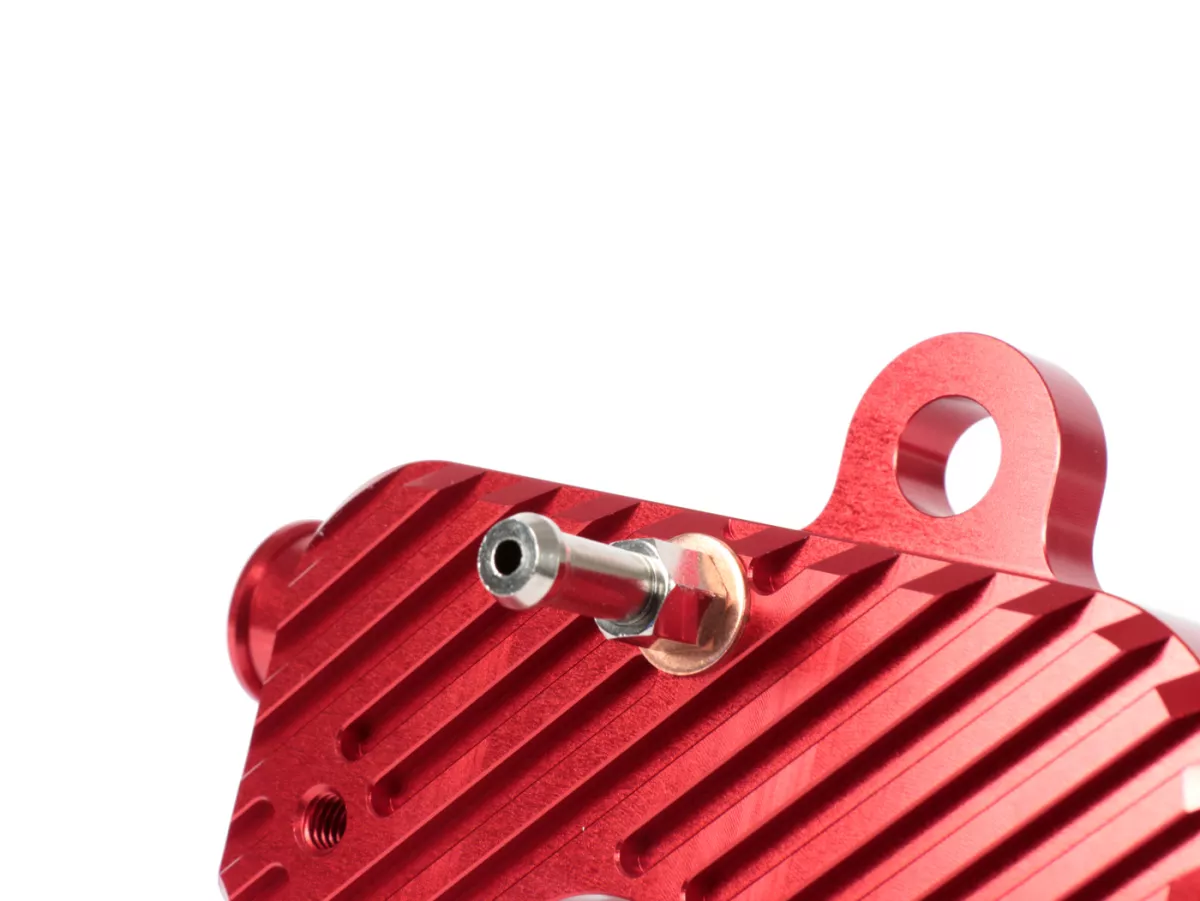 Outer cylinder head V1.1 -HEIKOTUNING- red - 45° - Piaggio 125-180 cc 2-stroke LC