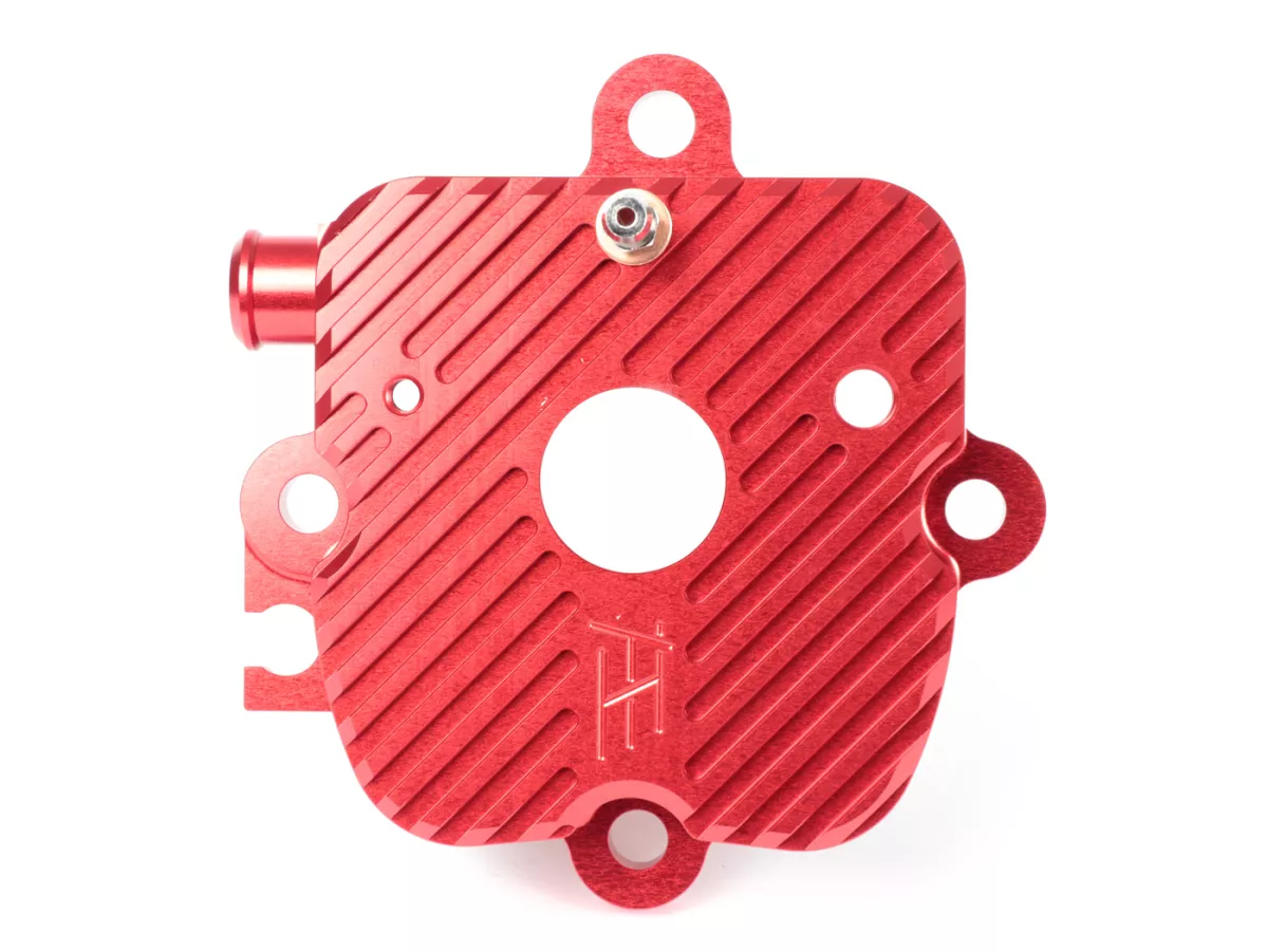 Outer cylinder head V1.1 -HEIKOTUNING- red - 45° - Piaggio 125-180 cc 2-stroke LC