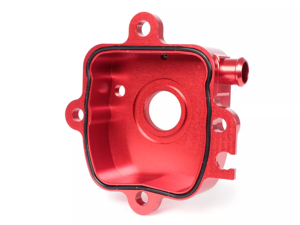 Outer cylinder head V1.1 -HEIKOTUNING- red - 45° - Piaggio 125-180 cc 2-stroke LC