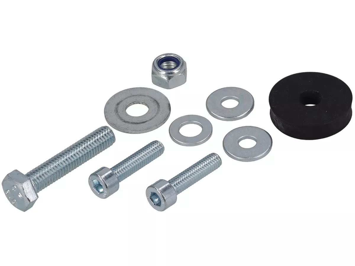 Mounting bracket PM 59 X -HEIKOTUNING- Brace V1, V2, PM TSAB - blue - Piaggio 125-180 cc 2-stroke AC/LC
