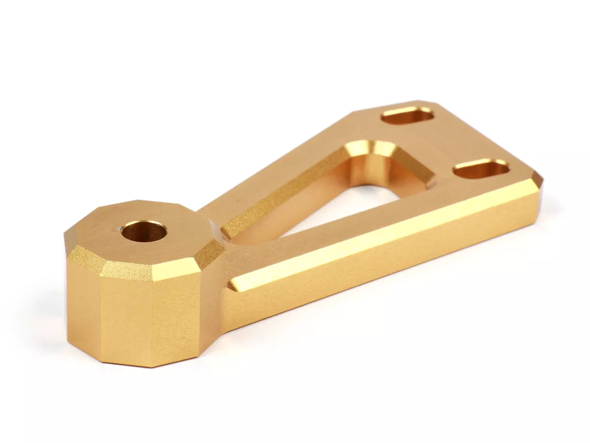 Adaptador PM 59 X -HEIKOTUNING- Brace V1, V2, PM TSAB - oro - Piaggio 125-180 ccm 2 tiempos - Gilera Runner FX/FXR 125-180, Italjet Dragster 125-180, Piaggio SKR125, SKR150, TPH125, Skipper125, Skipper150, Hexagon LX/LXT 125-180 AC/LC