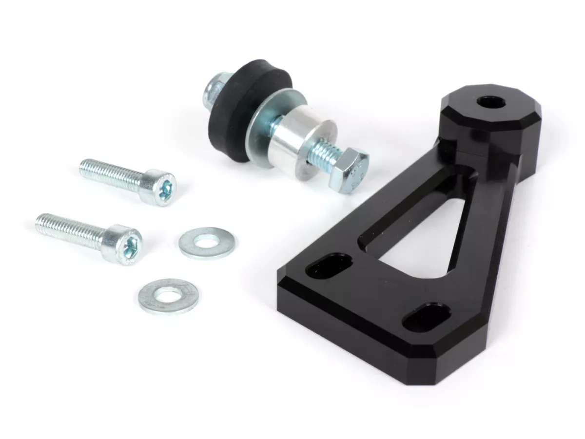 Adapter PM 59 X -HEIKOTUNING- Brace V1, V2, PM TSAB - svart - Piaggio 125-180 ccm 2-takt - Gilera Runner FX/FXR 125-180, Italjet Dragster 125-180, Piaggio SKR125, SKR150, TPH125, Skipper125, Skipper150, Hexagon LX/LXT 125-180 AC/LC
