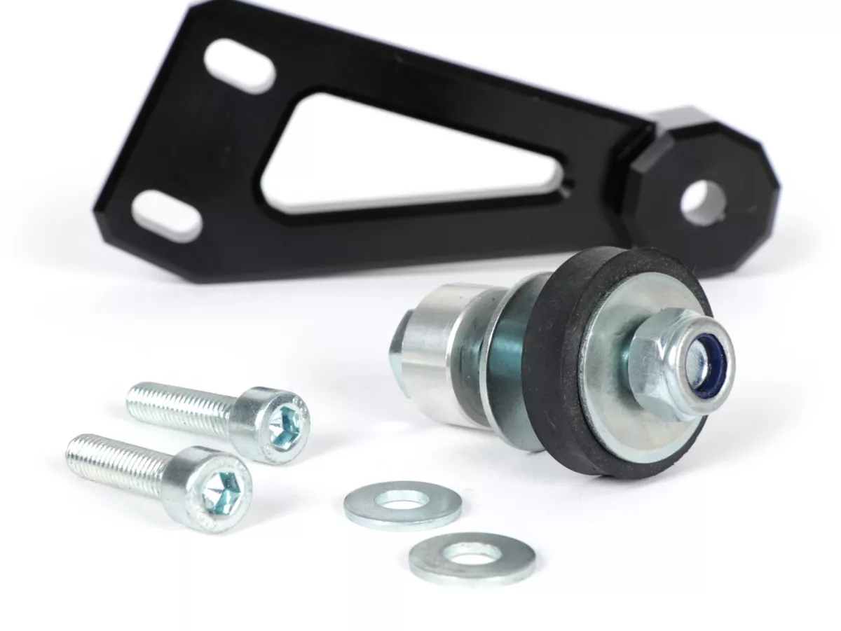 Adapter PM 59 X -HEIKOTUNING- Brace V1, V2, PM TSAB - svart - Piaggio 125-180 ccm 2-takt - Gilera Runner FX/FXR 125-180, Italjet Dragster 125-180, Piaggio SKR125, SKR150, TPH125, Skipper125, Skipper150, Hexagon LX/LXT 125-180 AC/LC