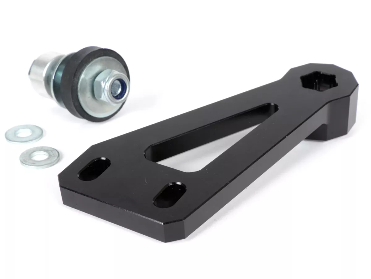 Adapter PM 59 X -HEIKOTUNING- Brace V1, V2, PM TSAB - svart - Piaggio 125-180 ccm 2-takt - Gilera Runner FX/FXR 125-180, Italjet Dragster 125-180, Piaggio SKR125, SKR150, TPH125, Skipper125, Skipper150, Hexagon LX/LXT 125-180 AC/LC