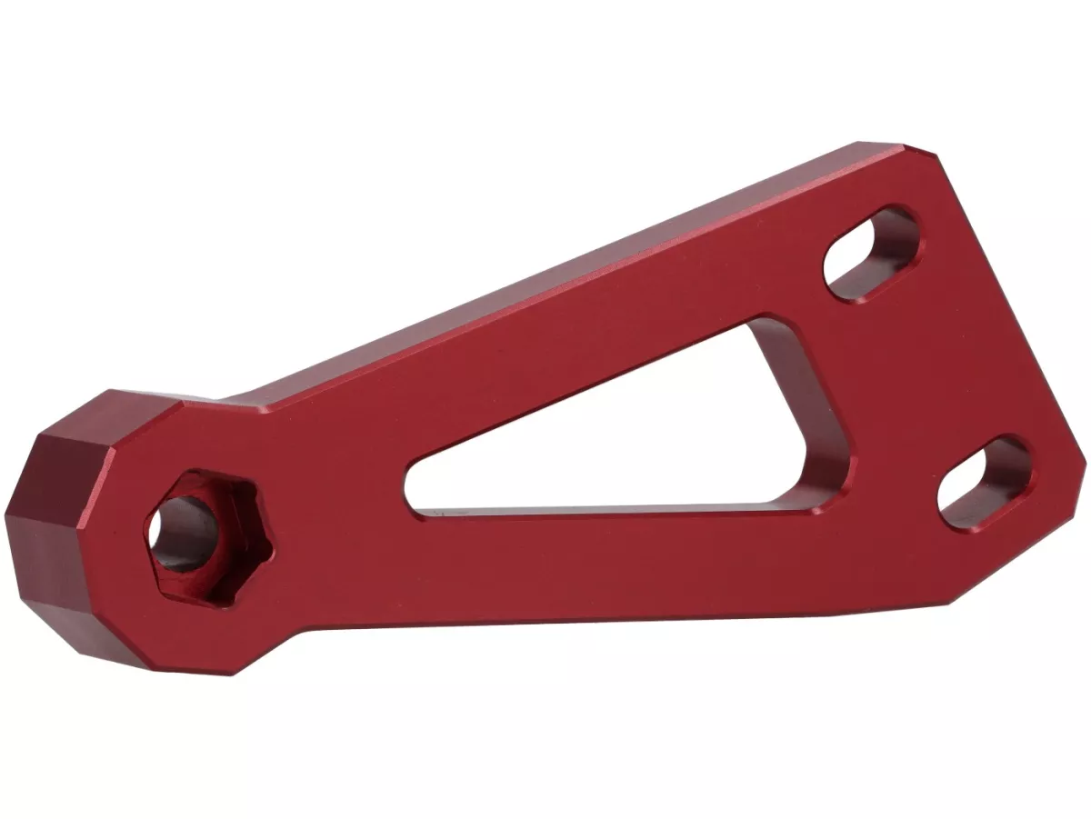 Mounting bracket PM 59 X -HEIKOTUNING- Brace V1, V2, PM TSAB - red - Piaggio 125-180 cc 2-stroke AC/LC