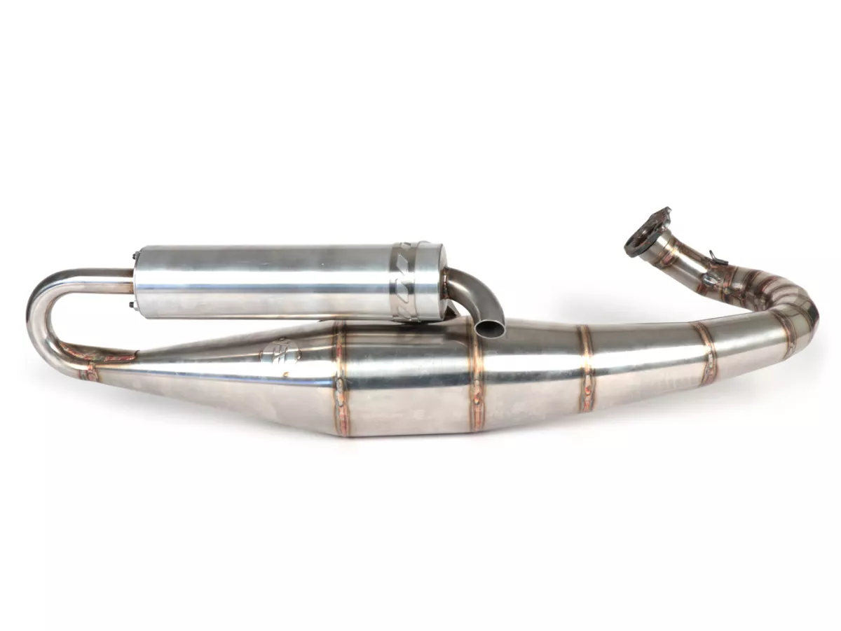 Uitlaat -HEIKOTUNING- Koppeluitlaat Straatmodel - Piaggio 125-180cc AC/LC 2-takt Maxi - Gilera Runner FX/FXR 125-180, Italjet Dragster 125-180, Piaggio SKR125, SKR150, TPH125, Skipper125, Skipper150