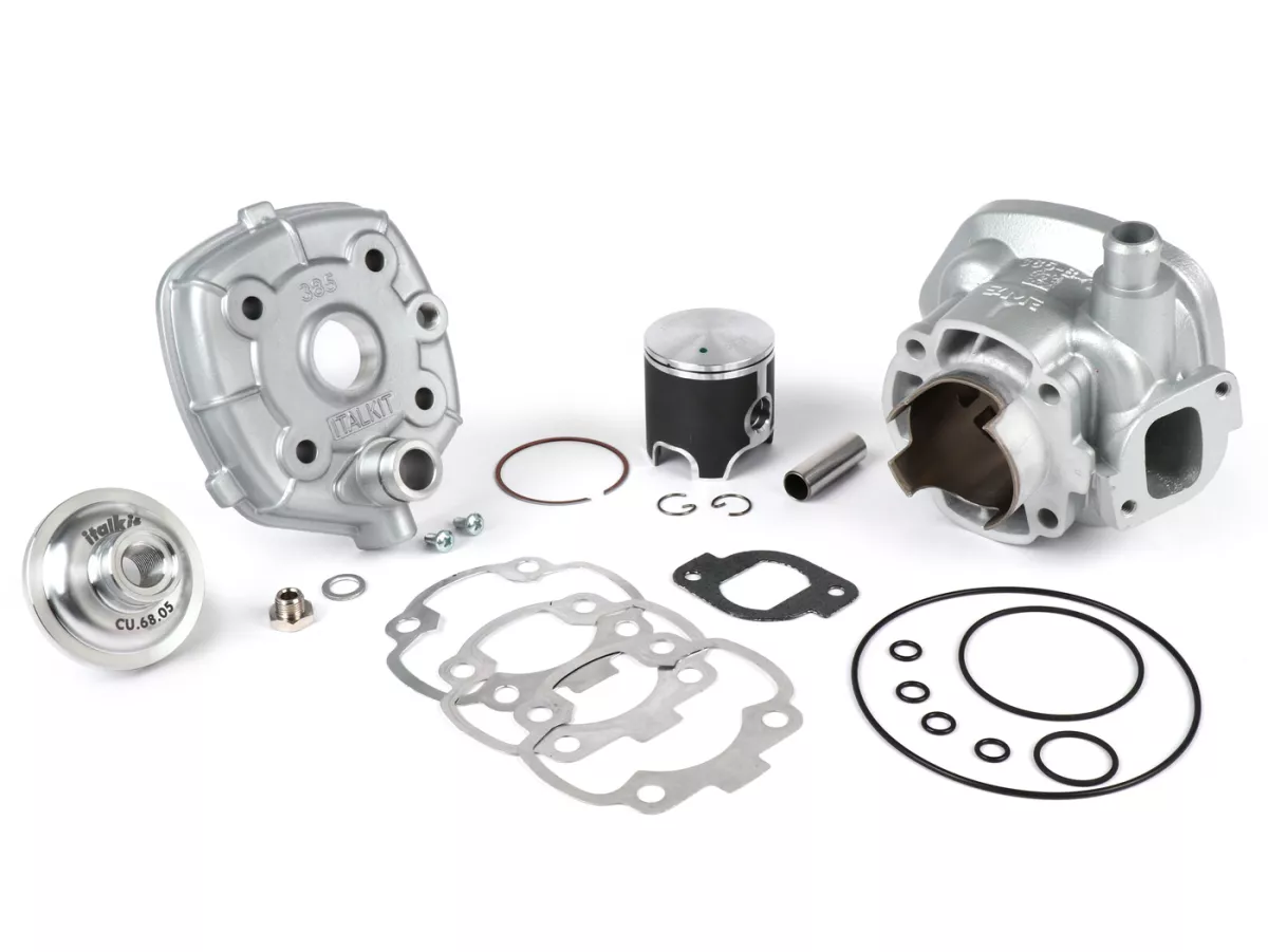 Silinder -ITALKIT 70 ccm aluminium- Minarelli LC (Ø = 12mm pin piston)