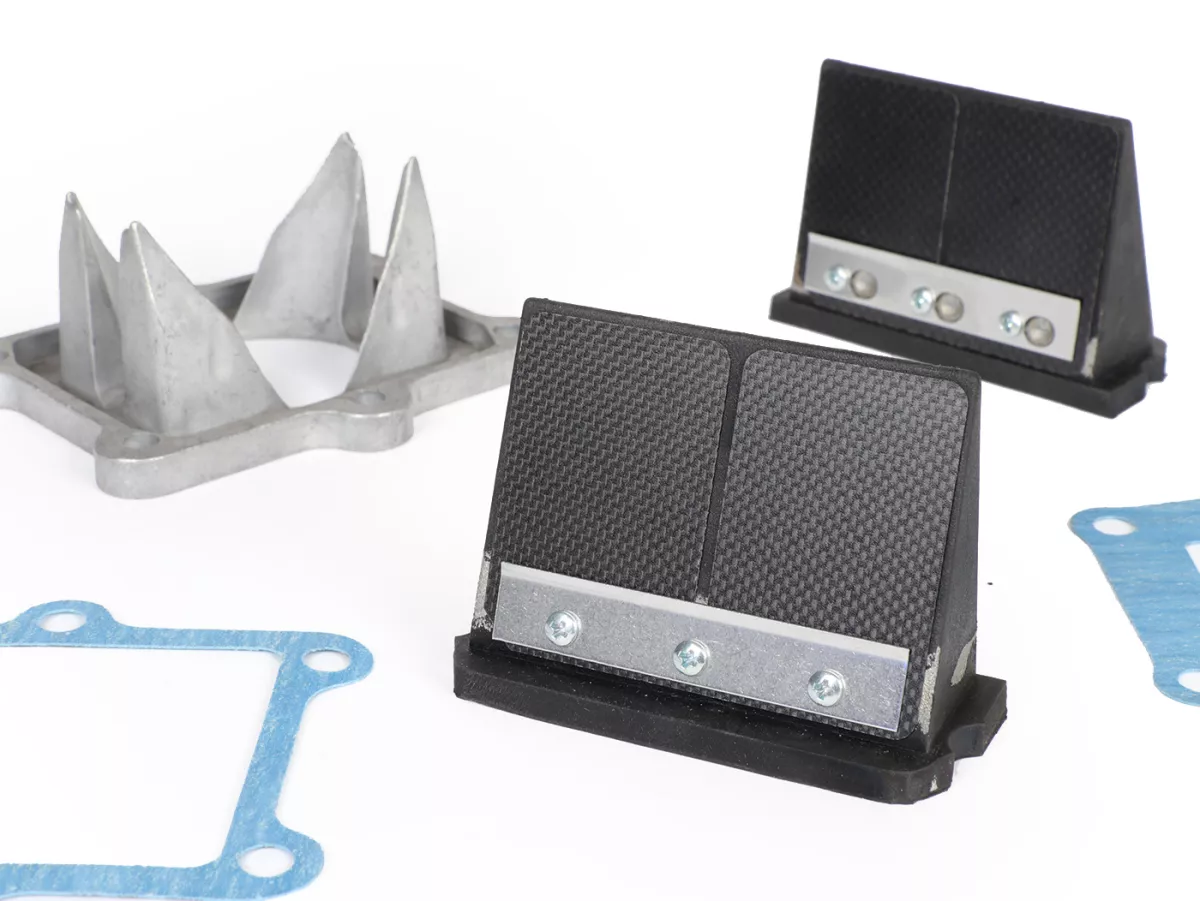 Membraanblok -ITALKIT Doble Prisma- Honda CR250 past ook op cilinder Quattrini M200, M1L09, M1L-60