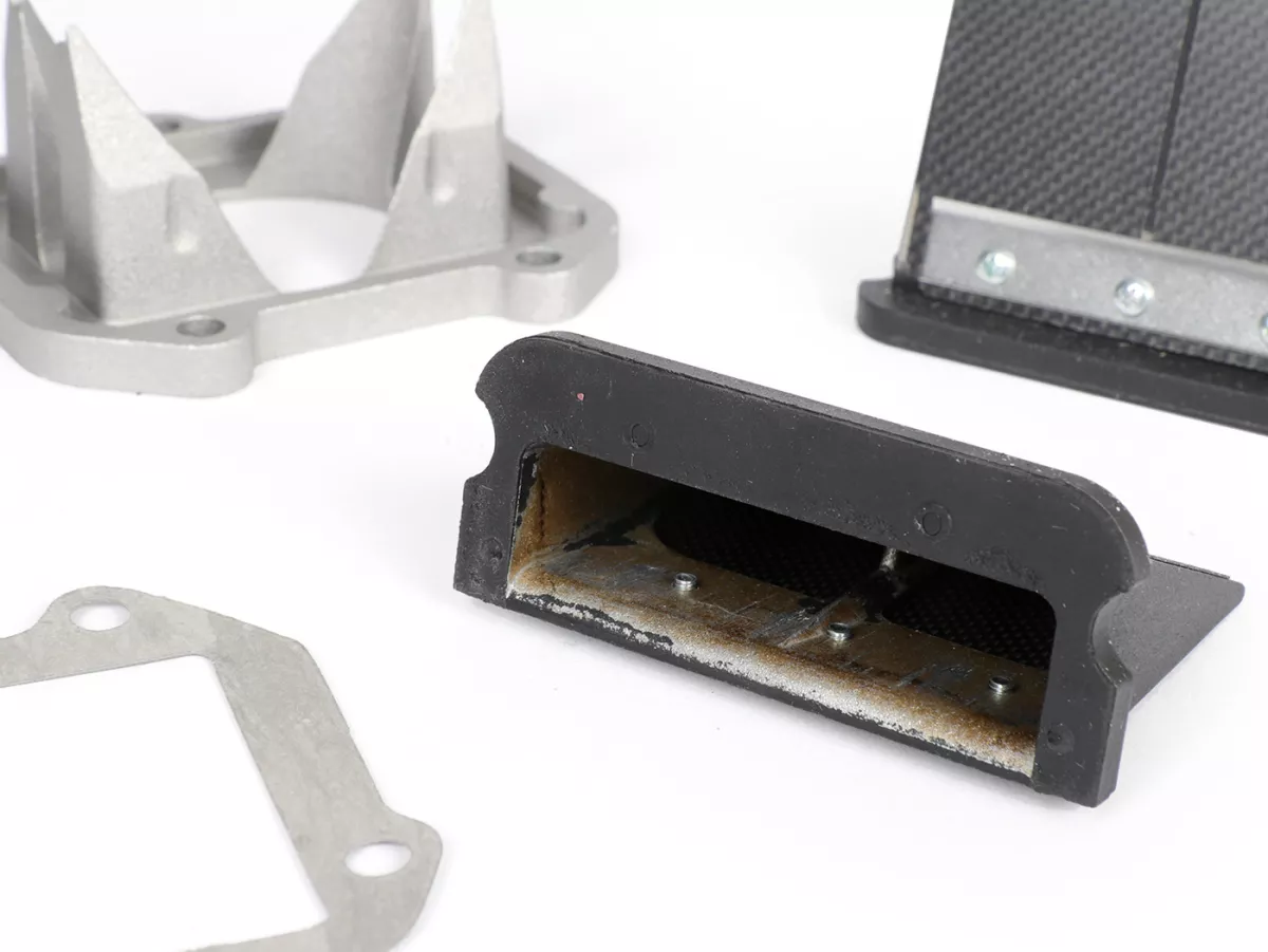 Bloque de diafragma -ITALKIT Doble Prisma- Aprilia RS125 también se adapta cilindro Parmakit W-force