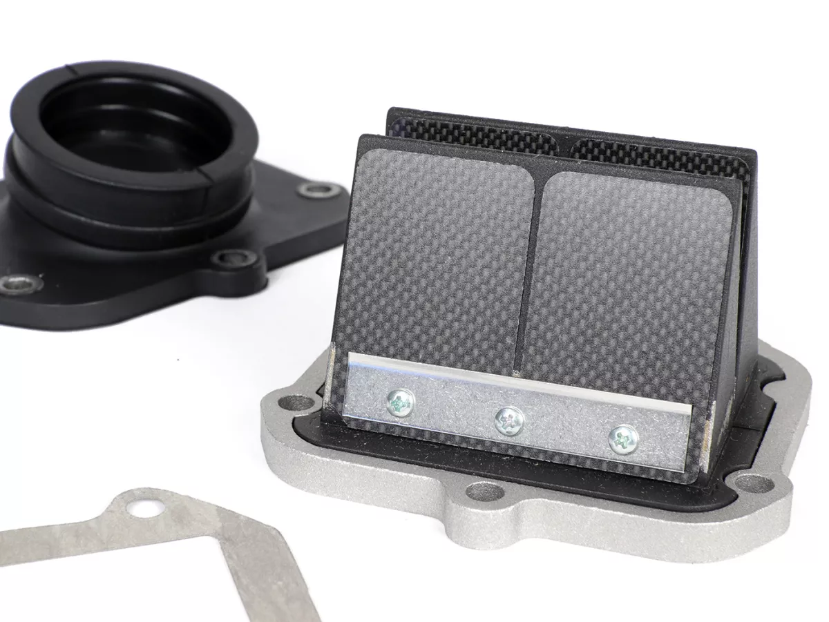Bloque de diafragma -ITALKIT Doble Prisma- Aprilia RS125 también se adapta cilindro Parmakit W-force
