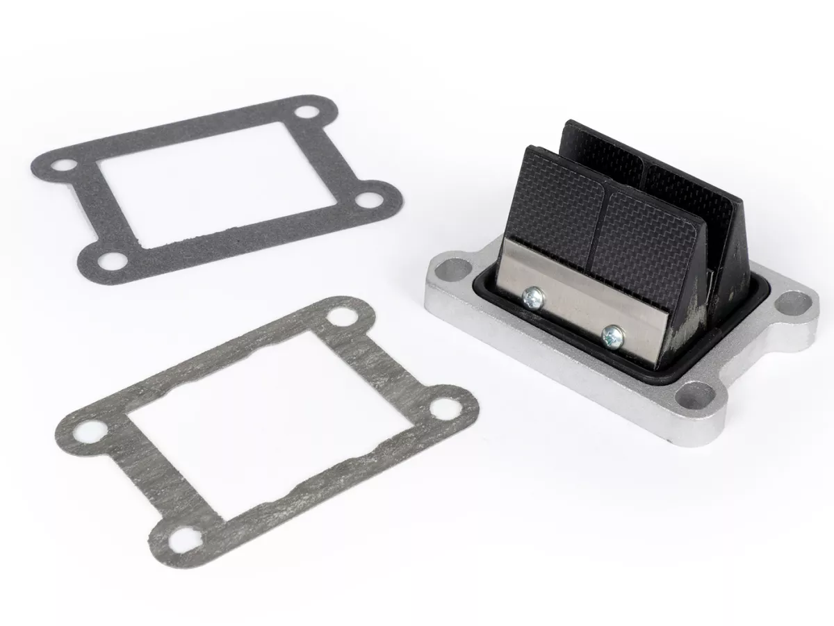 Bloque de diafragma -ITALKIT Doble Prisma- Minarelli AM3-AM6, Derbi D50B0/D50B1 - Aprilia MX50, RS50, RS4, RX50, SX50, Tuono50, Derbi Senda50, GPR50, Peugeot XPS50, XR6, XR7, Rieju RS2, Yamaha DT50, TRZ50