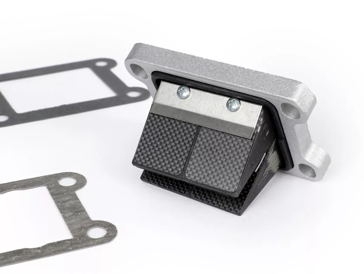 Bloque de diafragma -ITALKIT Doble Prisma- Minarelli AM3-AM6, Derbi D50B0/D50B1 - Aprilia MX50, RS50, RS4, RX50, SX50, Tuono50, Derbi Senda50, GPR50, Peugeot XPS50, XR6, XR7, Rieju RS2, Yamaha DT50, TRZ50