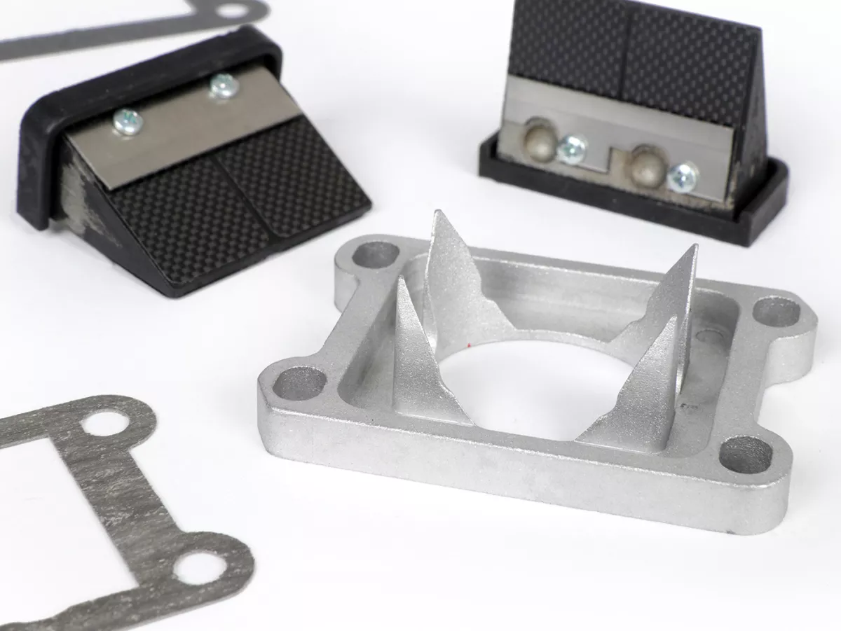 Bloque de diafragma -ITALKIT Doble Prisma- Minarelli AM3-AM6, Derbi D50B0/D50B1 - Aprilia MX50, RS50, RS4, RX50, SX50, Tuono50, Derbi Senda50, GPR50, Peugeot XPS50, XR6, XR7, Rieju RS2, Yamaha DT50, TRZ50