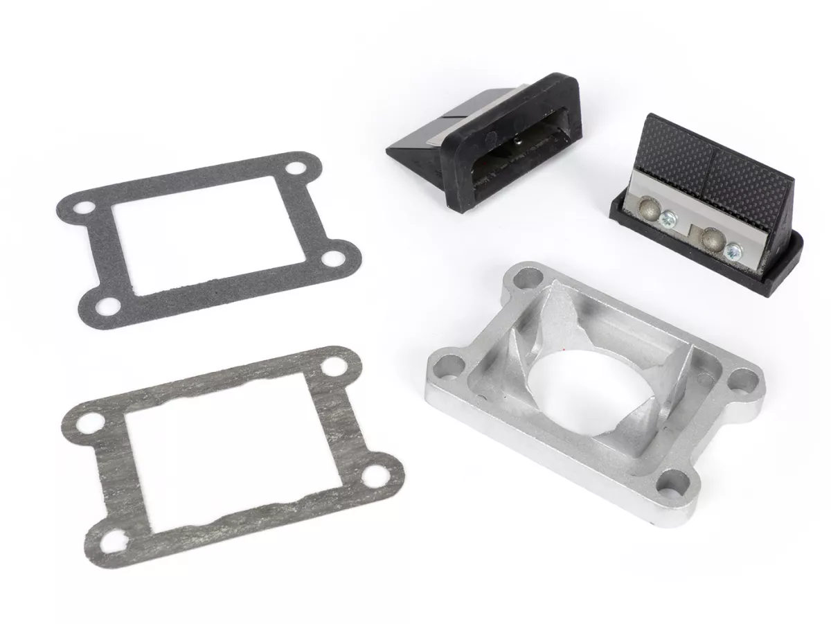 Bloque de diafragma -ITALKIT Doble Prisma- Minarelli AM3-AM6, Derbi D50B0/D50B1 - Aprilia MX50, RS50, RS4, RX50, SX50, Tuono50, Derbi Senda50, GPR50, Peugeot XPS50, XR6, XR7, Rieju RS2, Yamaha DT50, TRZ50