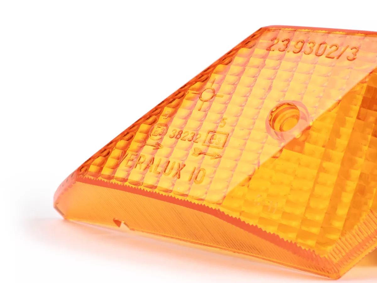 Indicator lens -JOCKEYS BOXENSTOP- Serveta rear right - Orange