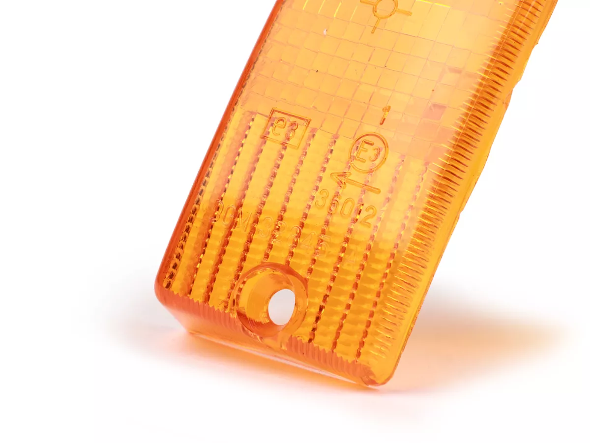 Indicator lens -JOCKEYS BOXENSTOP- Serveta front right - Orange