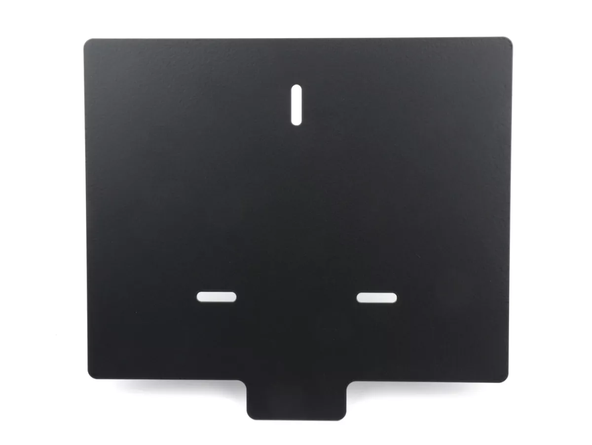 Soporte de matrícula trasero -JAILBREAK CUSTOMS, acero inoxidable negro - Vespa GTS, GTS Super, GTS HPE, GTS Super HPE, GTV, GT 60, GT L