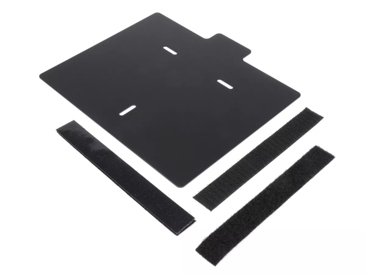 Soporte de matrícula trasero -JAILBREAK CUSTOMS, acero inoxidable negro - Vespa GTS, GTS Super, GTS HPE, GTS Super HPE, GTV, GT 60, GT L