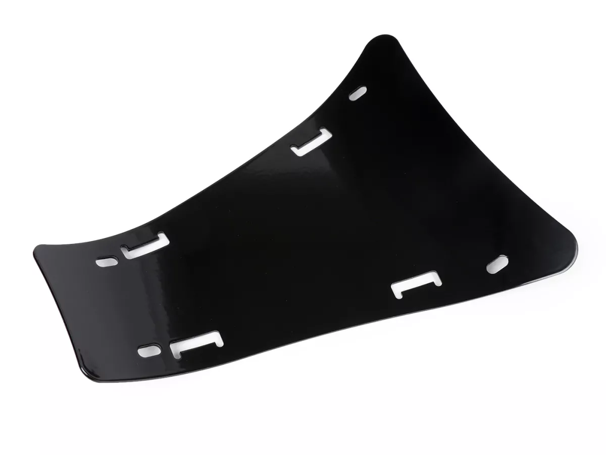 Porte bagages sol central -JAILBREAK CUSTOMS- Vespa GTS 125-300, GTV, GTL, GT - noir brillant
