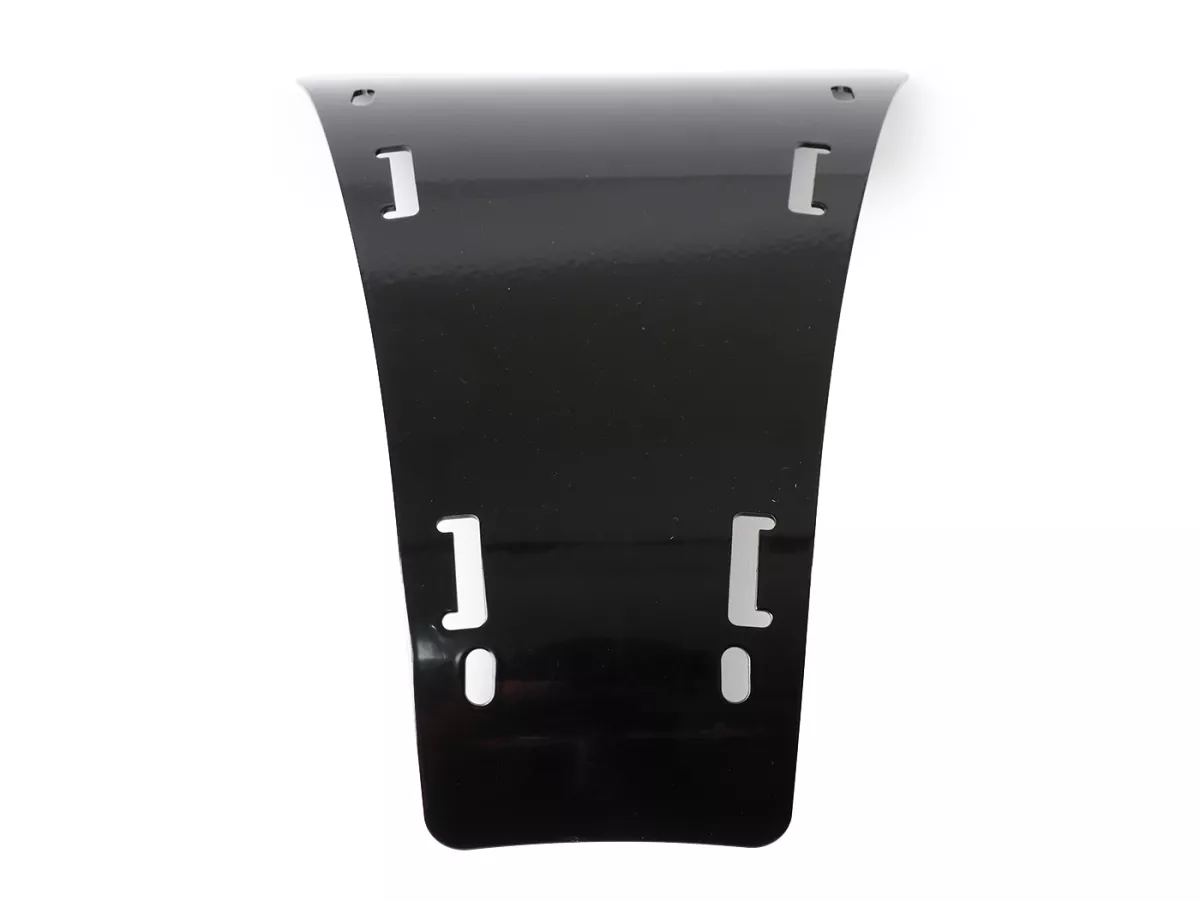 Porte bagages sol central -JAILBREAK CUSTOMS- Vespa GTS 125-300, GTV, GTL, GT - noir brillant