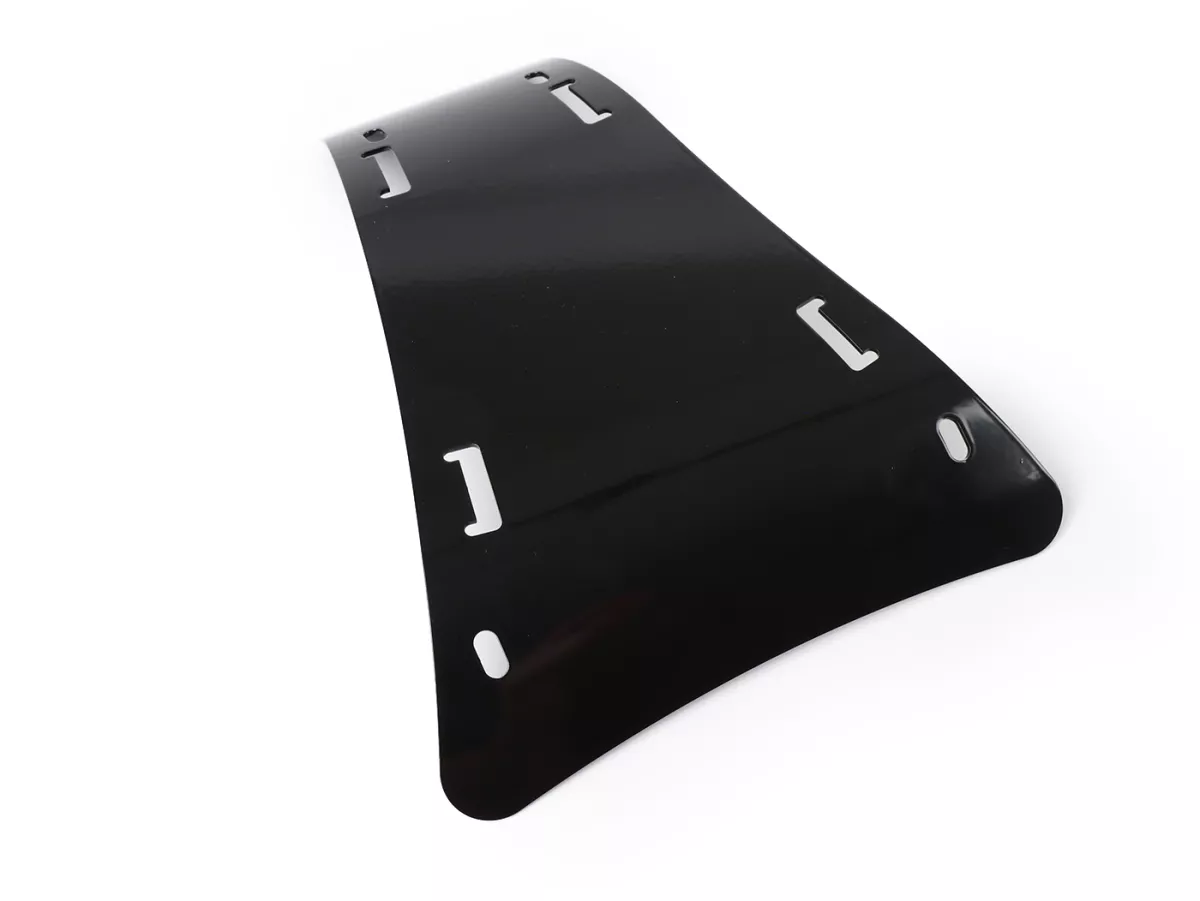 Porte bagages sol central -JAILBREAK CUSTOMS- Vespa GTS 125-300, GTV, GTL, GT - noir brillant