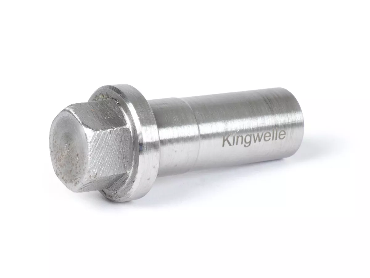 Herramienta adicional para JL0220 - Husillo para cigüeñal KINGWELLE (rosca fina M12x1,00) para desmontaje - Herramienta de montaje para montar y desmontar el cigüeñal -JOLA Made in Germany- Vespa Largeframe tipo PX