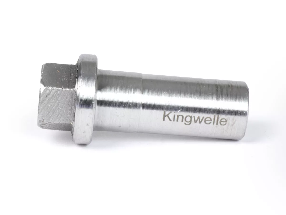 Herramienta adicional para JL0220 - Husillo para cigüeñal KINGWELLE (rosca fina M12x1,00) para desmontaje - Herramienta de montaje para montar y desmontar el cigüeñal -JOLA Made in Germany- Vespa Largeframe tipo PX