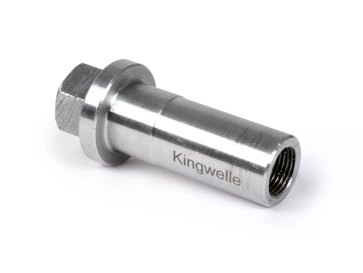 Herramienta adicional para JL0220 - Husillo para cigüeñal KINGWELLE (rosca fina M12x1,00) para desmontaje - Herramienta de montaje para montar y desmontar el cigüeñal -JOLA Made in Germany- Vespa Largeframe tipo PX