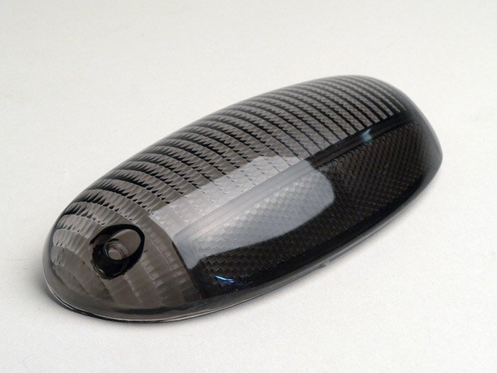 Tail light lens -BOSATTA- Vespa ET2, ET4 - black