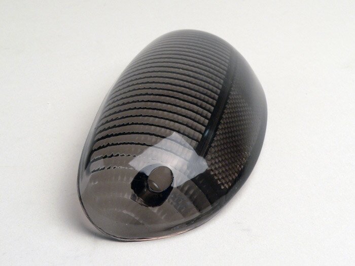 Tail light lens -BOSATTA- Vespa ET2, ET4 - black