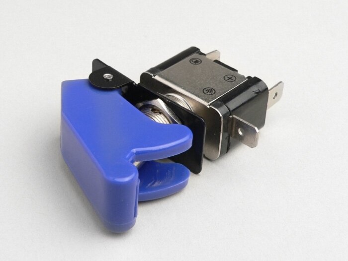 Toggle switch -RACING emergency switch- blue