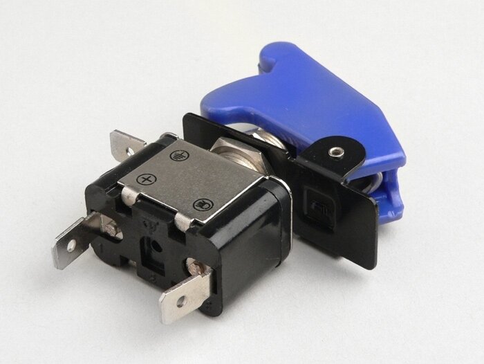 Toggle switch -RACING emergency switch- blue