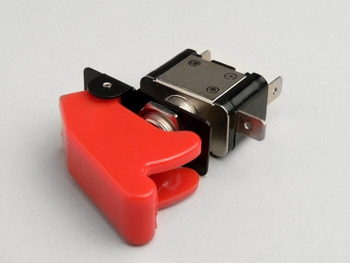 Toggle switch -RACING emergency switch- red