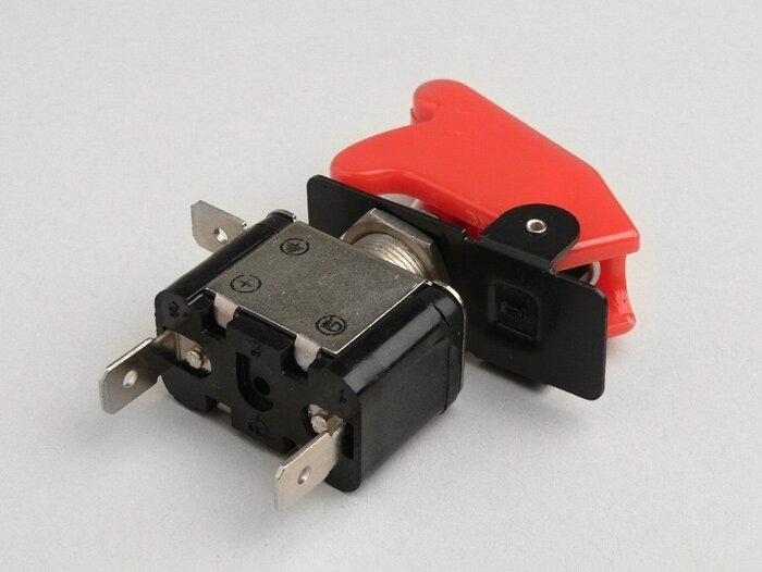 Toggle switch -RACING emergency switch- red