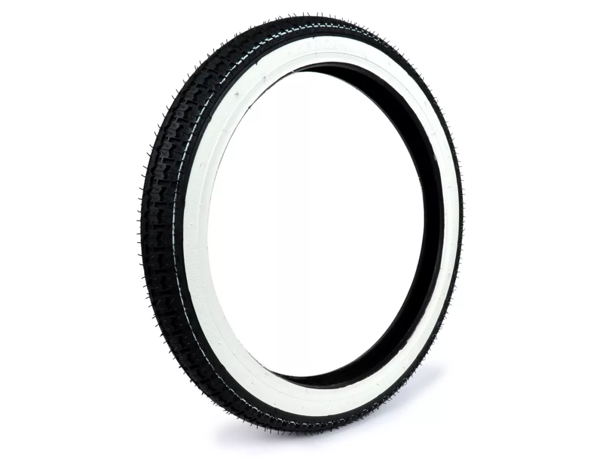 Neumáticos -KENDA K252 whiteewall- 2.25 - 16 pulgadas TT 31L (4P) Piaggio Ciao, Bravo