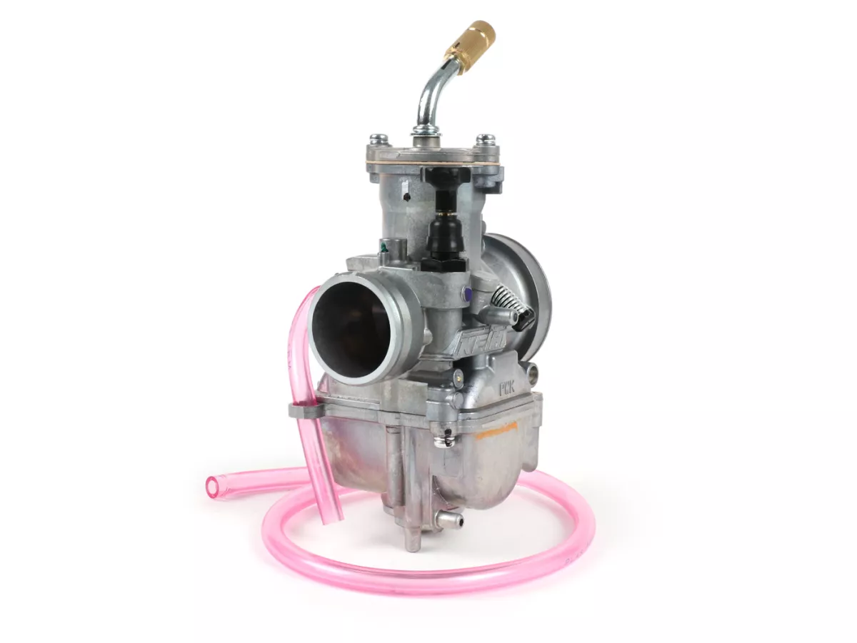 Carburateur -KEIHIN PWK 28 handbediende choke - ØI=28mm, AW=34mm - stelschroeven links