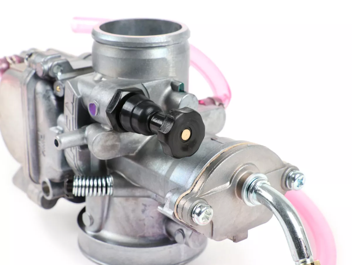 Carburateur -KEIHIN PWK 28 handbediende choke - ØI=28mm, AW=34mm - stelschroeven links