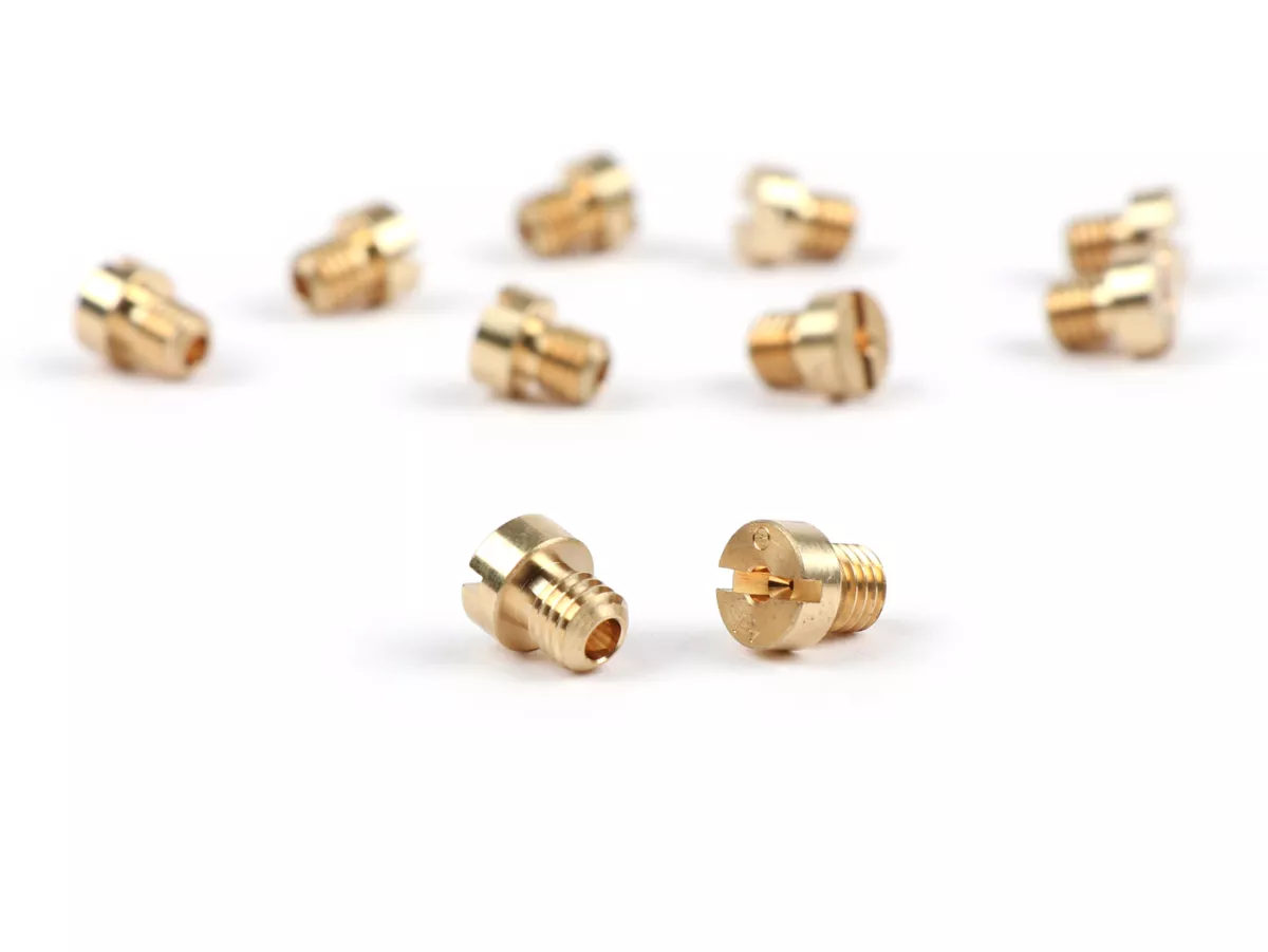 Hoofdsproeier set -KMT voor Dellorto (Type: 1486) 5mm- (65-74) - (65-66-67-68-69-70-71-72-73-74)