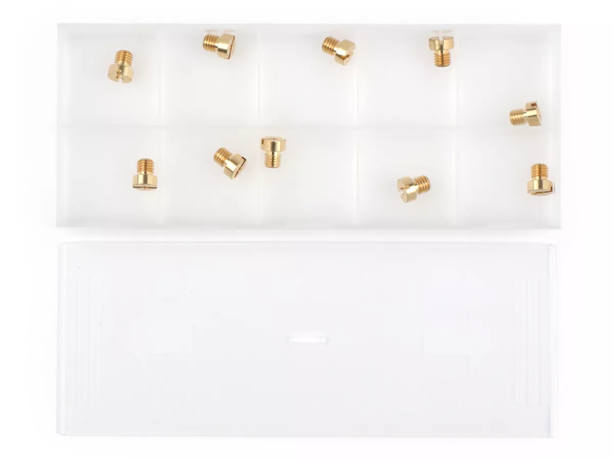 Hoofdsproeier set -KMT voor Dellorto (Type: 1486) 5mm- (65-74) - (65-66-67-68-69-70-71-72-73-74)