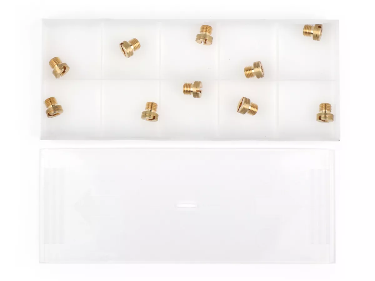 Main jet set -KMT for Dellorto (type: 6413) 6mm- (50-59) - (50-51-52-53-54-55-56-57-58-59)