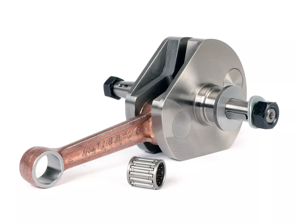 Cigüeñal -KINGWELLE (admisión por diafragma)- carrera 62mm, biela 110mm, bulón Ø15mm- Vespa PX - p.ej. para BGM177, Quattrini M1X