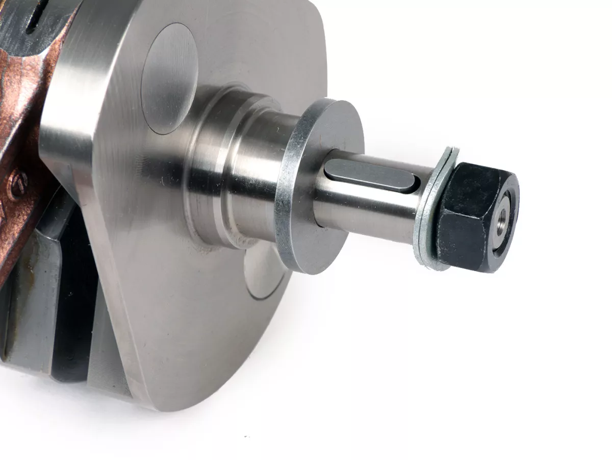 Cigüeñal -KINGWELLE (admisión por diafragma)- carrera 62mm, biela 110mm, bulón Ø15mm- Vespa PX - p.ej. para BGM177, Quattrini M1X