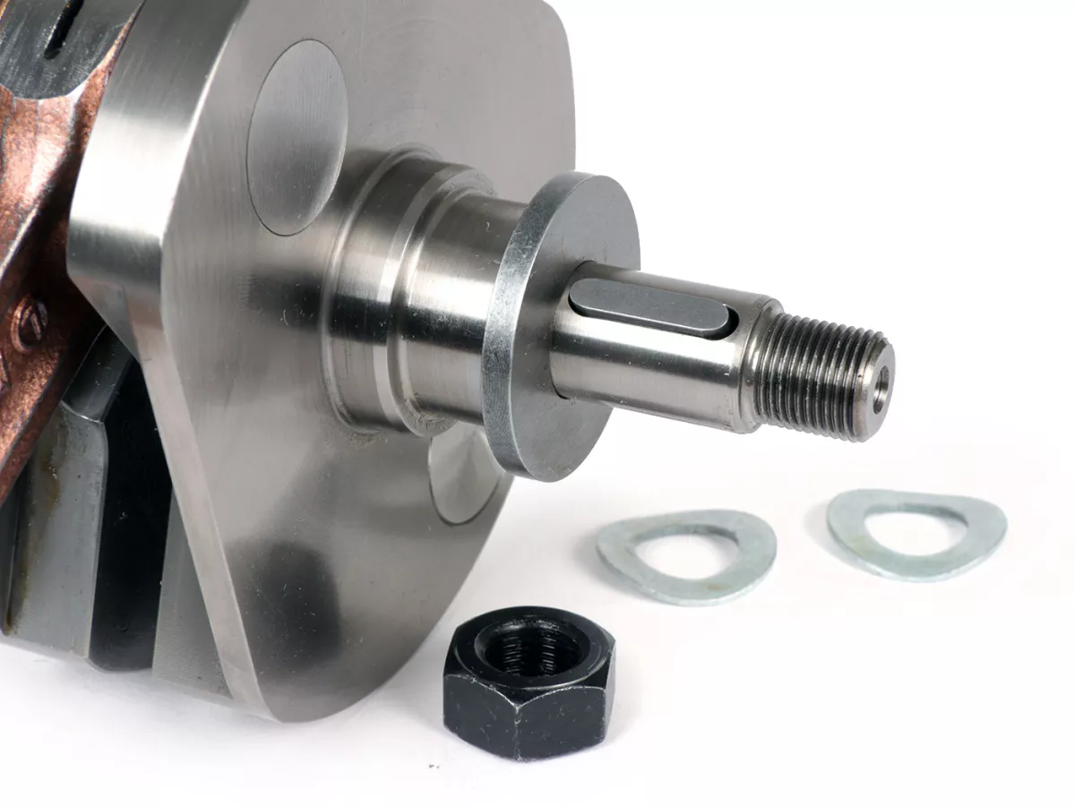 Cigüeñal -KINGWELLE (admisión por diafragma)- carrera 62mm, biela 110mm, bulón Ø15mm- Vespa PX - p.ej. para BGM177, Quattrini M1X