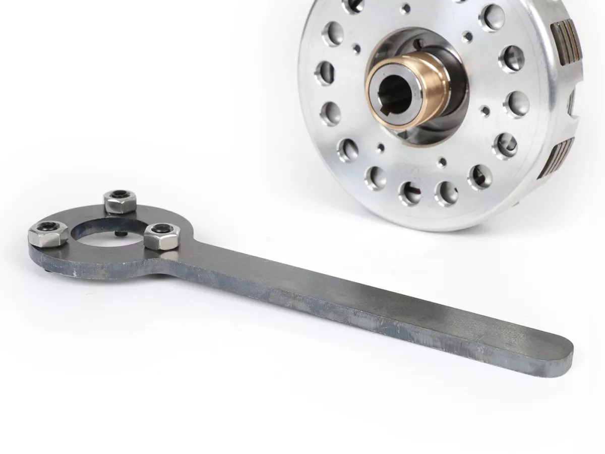 Koppling -KINGWELLE DragBikeKoppling aluminiumversion - Vespa PX, T5, Rally, Cosa