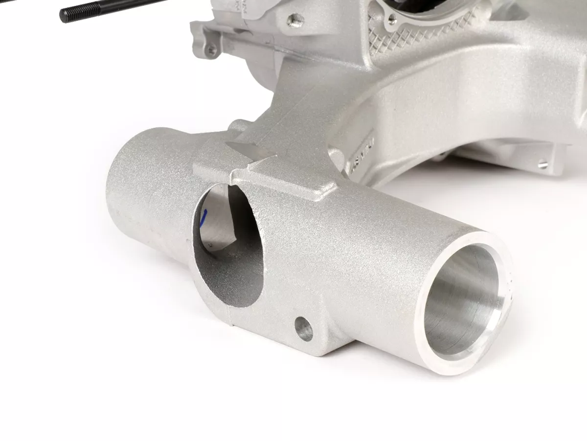 Cárter motor -MALOSSI VR-One, admisión válvula de láminas, cigüeñal dentado para cigüeñal hasta 64mm de carrera- utilizado para Quattrini M1X/M1XL, BGM177, Malossi 187MHR- Vespa PX80, PX125, PX150, LML Star/Stella 125/150 Elestart