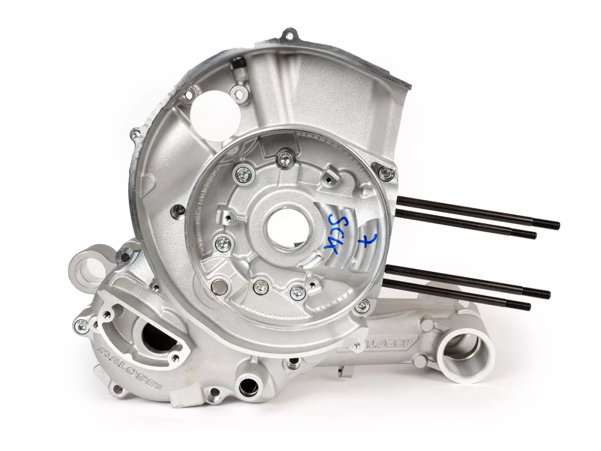 Carter -MALOSSI VR-One, membraaninlaat, carter gespindeld voor krukas tot 65mm slag- gebruikt voor Malossi 210/221 Sport/MHR, Quattrini M232/M244 - Vespa PX200 Elestart