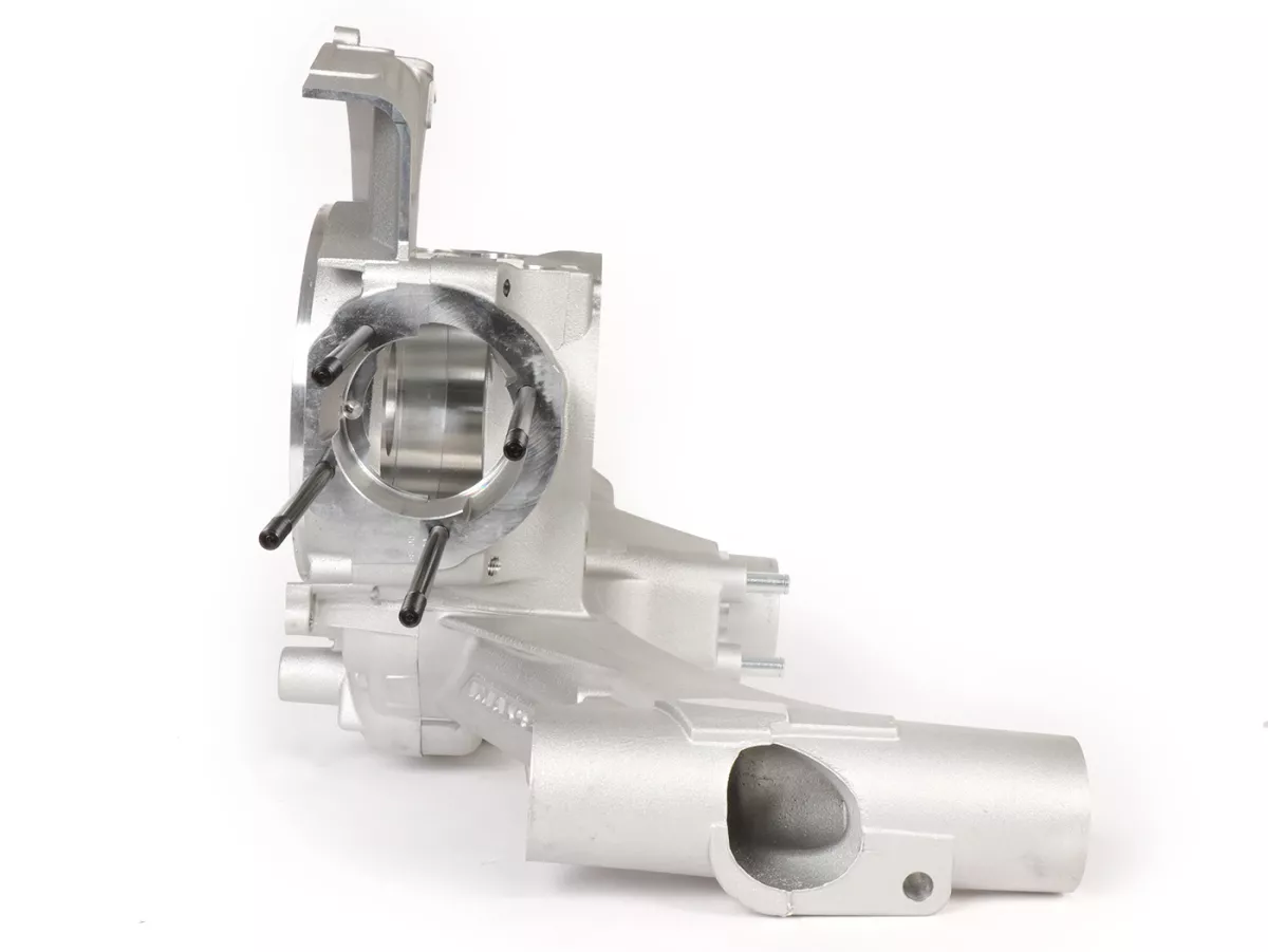 Carter -MALOSSI VR-One, membraaninlaat, carter gespindeld voor krukas tot 65mm slag- gebruikt voor Malossi 210/221 Sport/MHR, Quattrini M232/M244 - Vespa PX200 Elestart