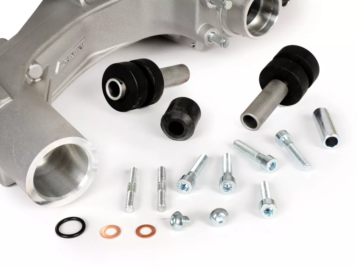 Carter -MALOSSI VR-One, membraaninlaat, carter gespindeld voor krukas tot 65mm slag- gebruikt voor Malossi 210/221 Sport/MHR, Quattrini M232/M244 - Vespa PX200 Elestart